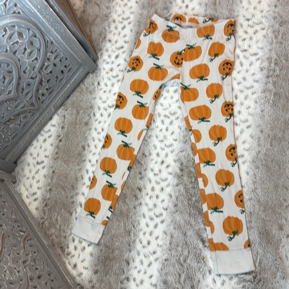 Old Navy long sleeve pajamas kids large pumpkin jack o’lantern halloween fall